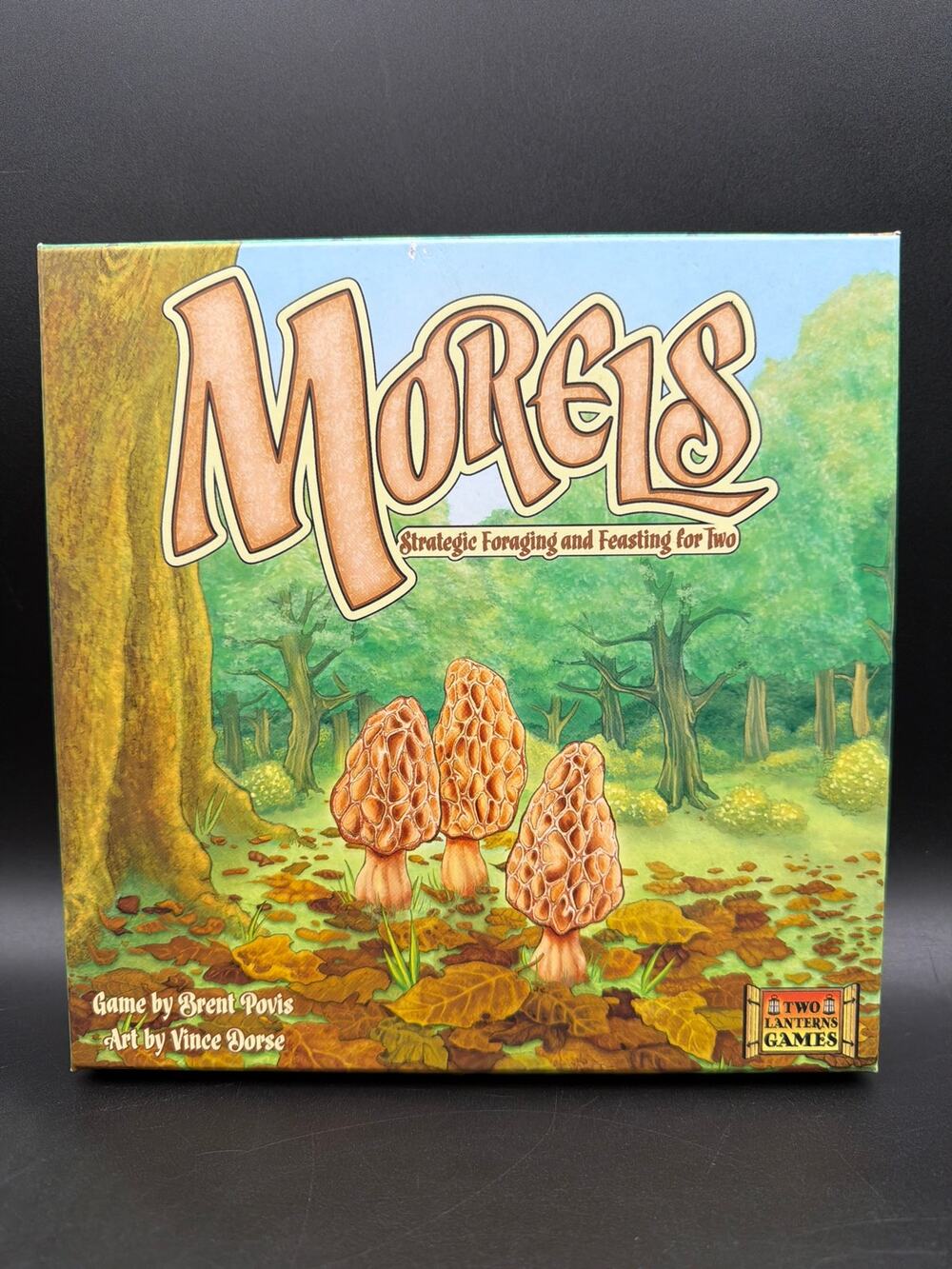 Morels Board Game Complete Two Lanterns Games 2 Player Mushroom Strategy Game